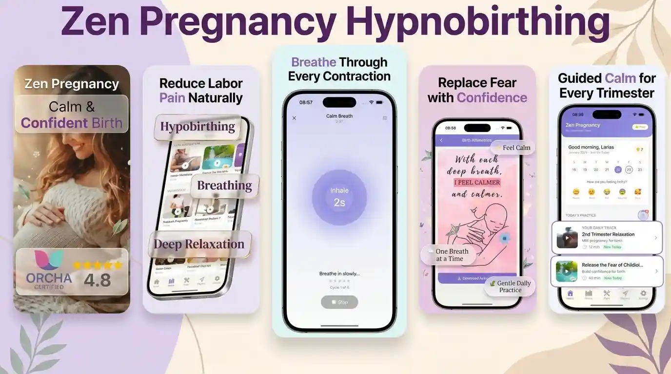 A Hypnobirthing Zen Pregnancy App