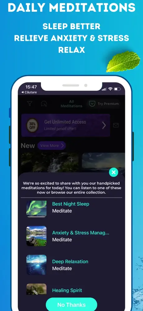 MindTastik daily meditations for sleep, anxiety and relaxation