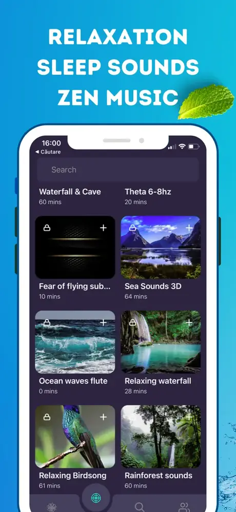 MindTastik sleep sounds screen