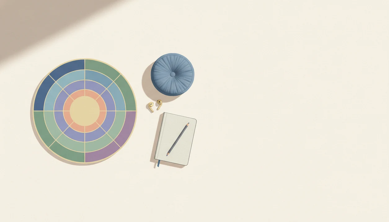 Emotion Wheel Guide for Stress Awareness