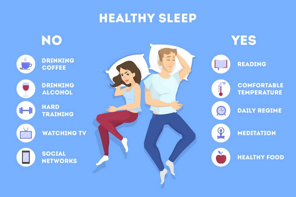 healthy sleep infographic