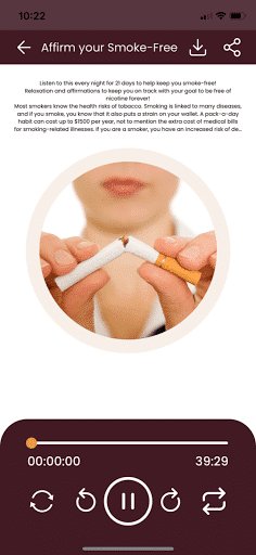 affirmations for quit smoking
