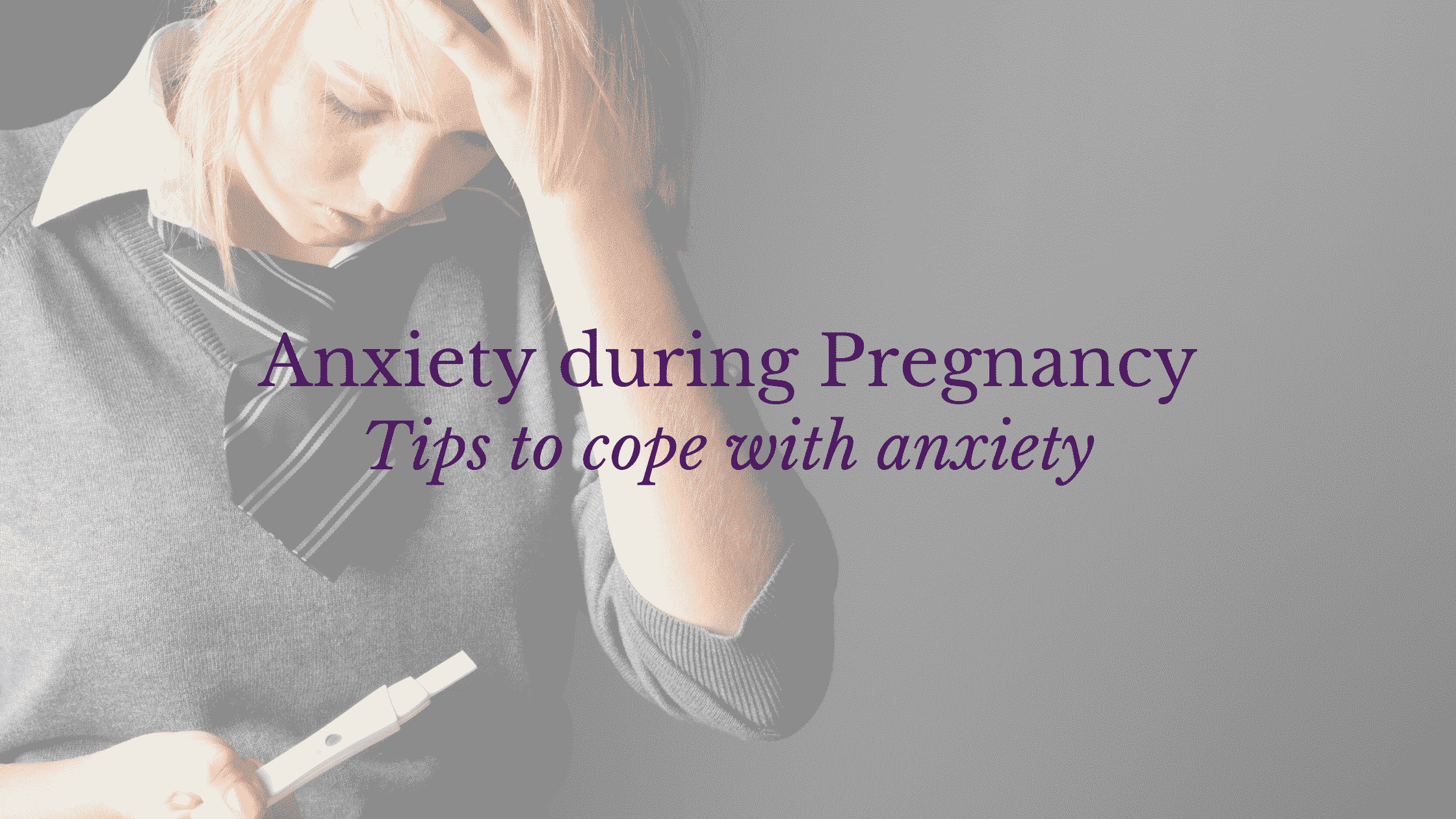 anxiety during pregnancy