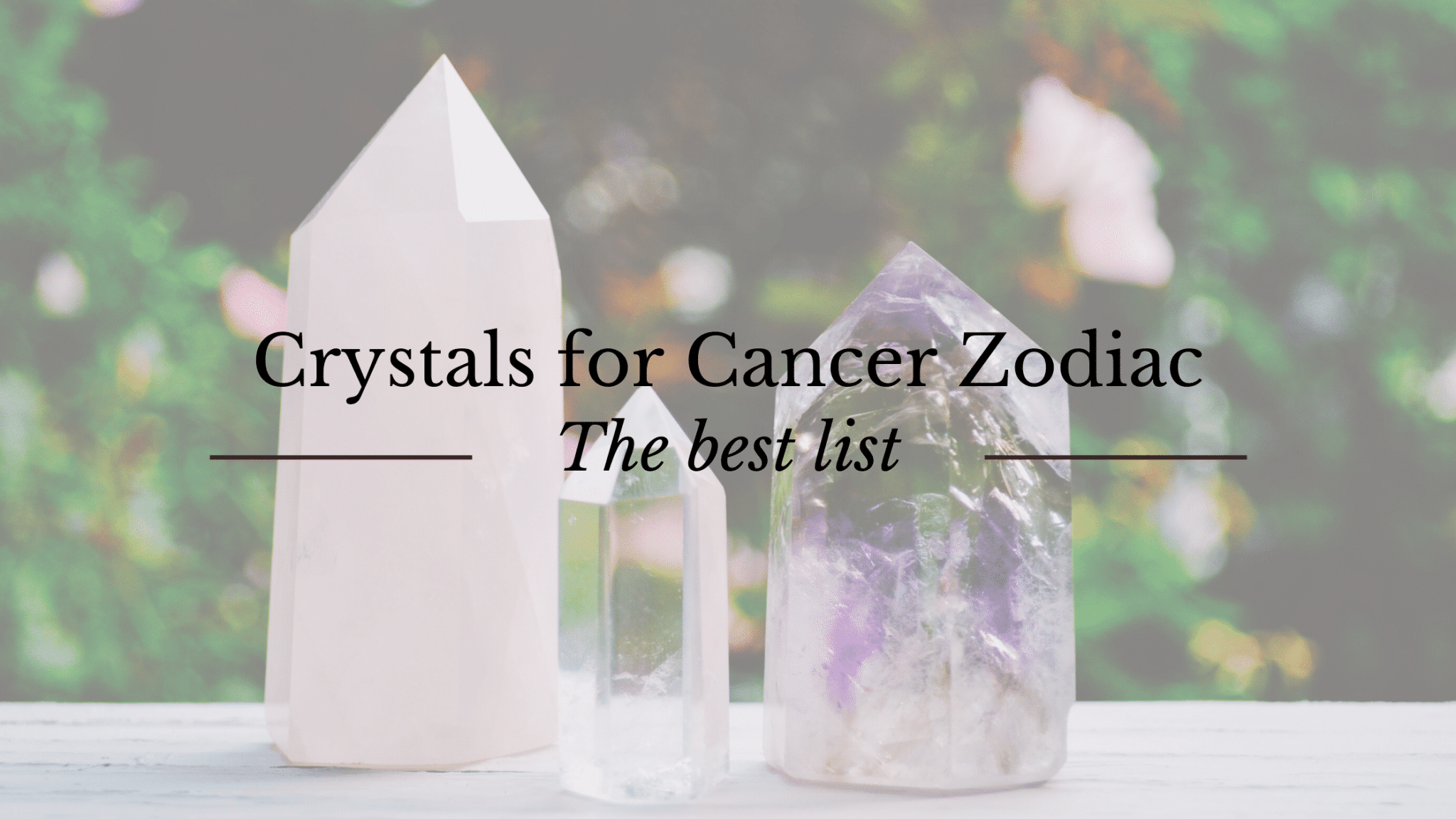 Crystals for Cancer Zodiac Sign The Best List MindTastik