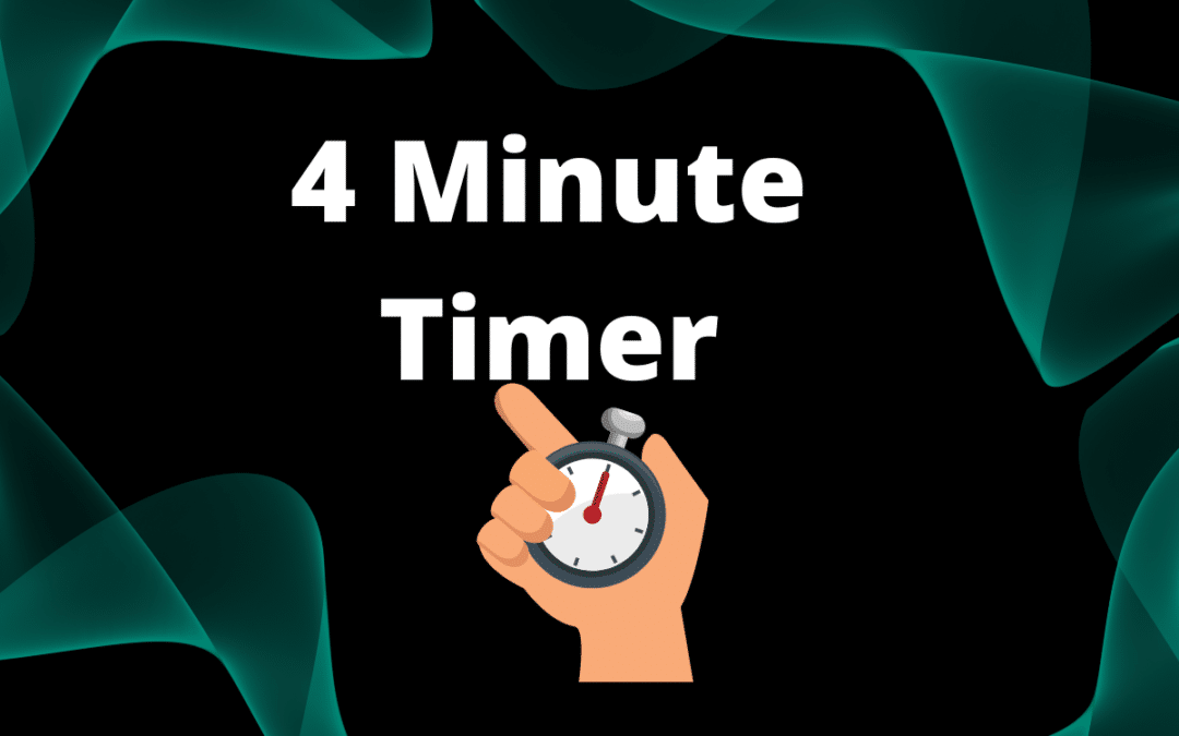 4 minute timer