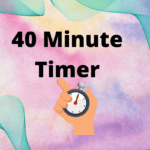 40 minute timer