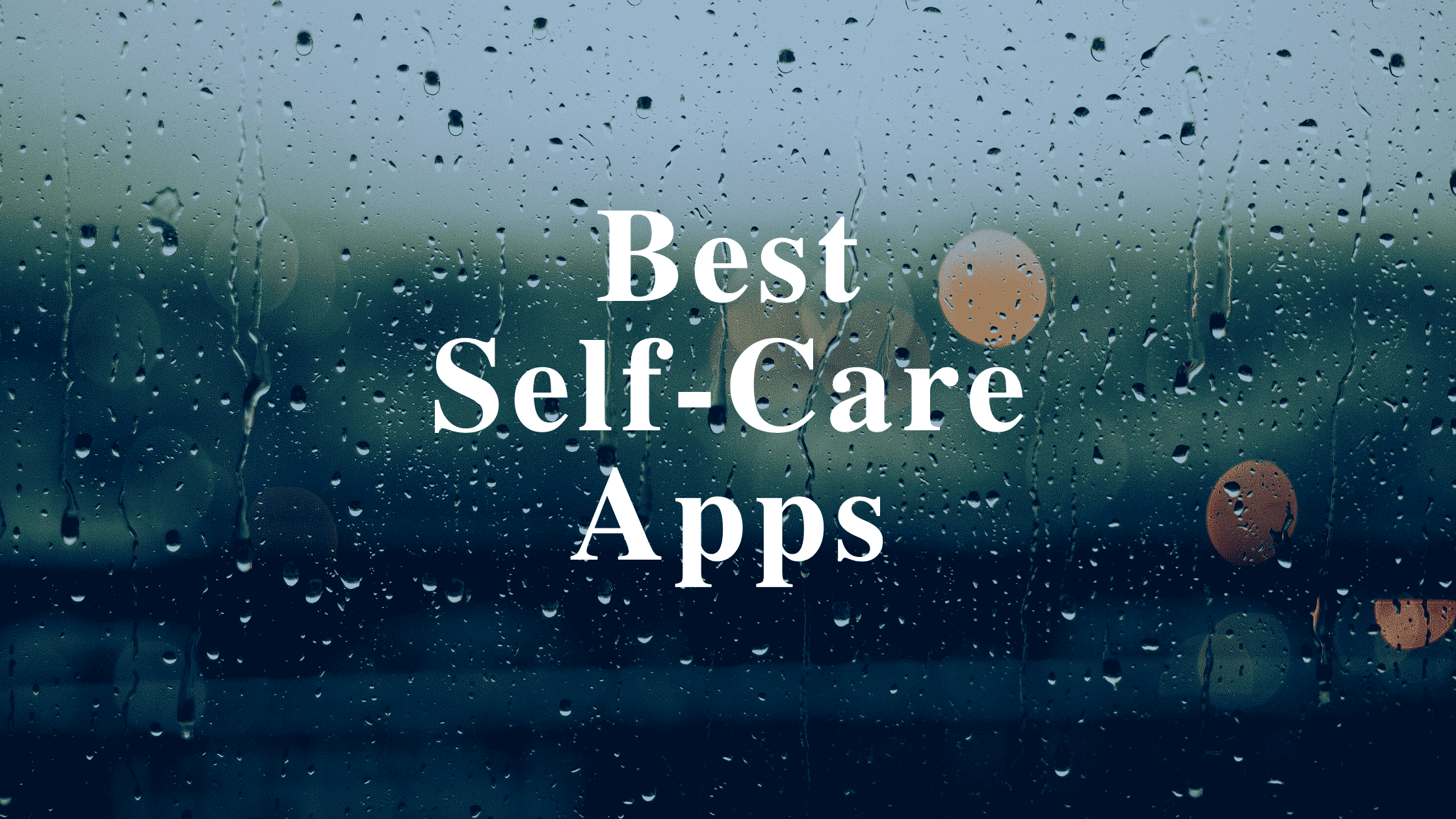 self care apps