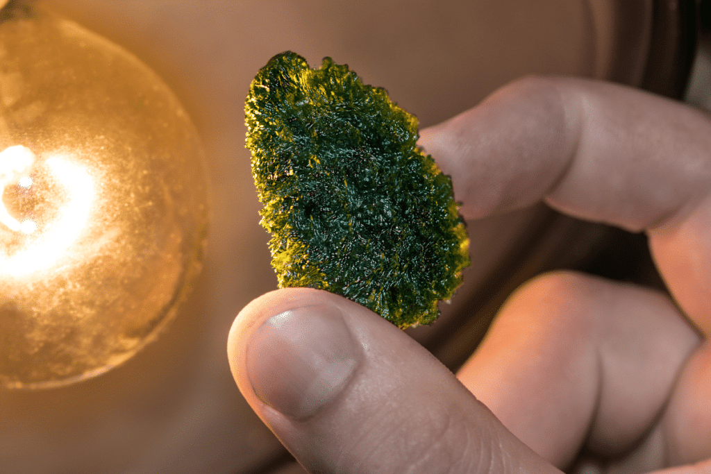 moldavite crystal