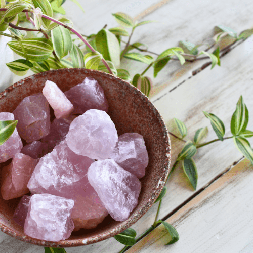 rose quartz healing crystal