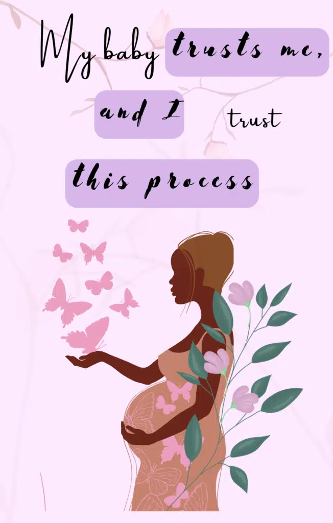 safe birth - positive affirmations for pregnancy