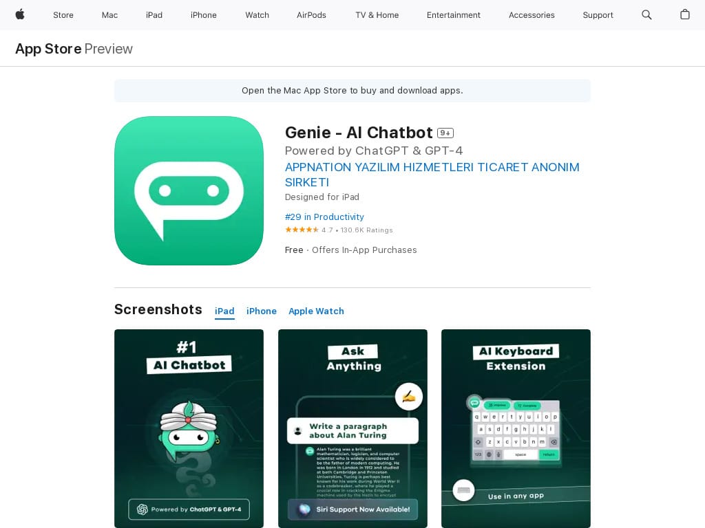 Genie ai chatbot apps