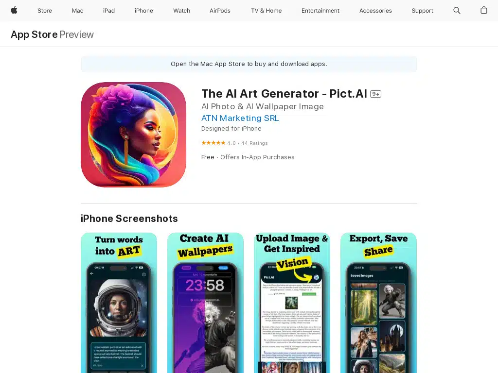 AI Art Generator iOS