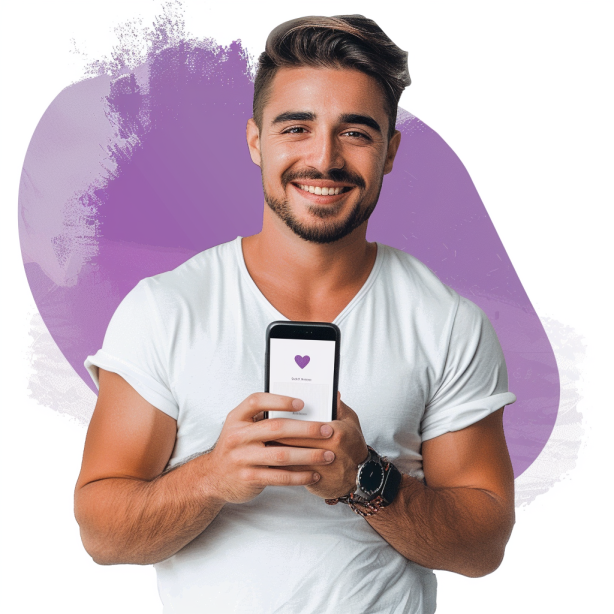 RizzGPT Dating Assistant Charming Man using the app