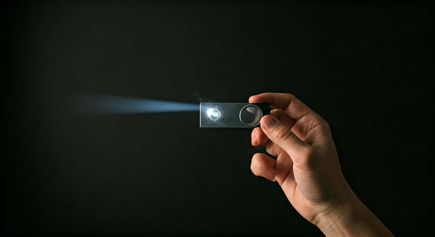 Hands using reverse image search tool